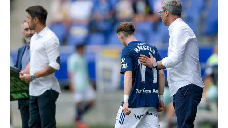 Marcelo Flores hizo su debut en la Segunda División de España
