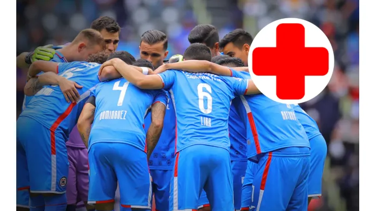 La enfermería de Cruz Azul no para.
