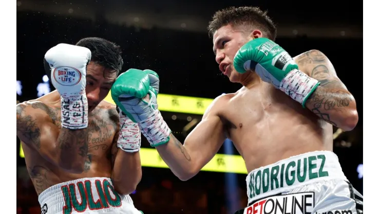 ¡Es un fenómeno! Bam Rodríguez volvió a brillar para calentarle el ring a Canelo y Golovkin