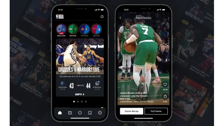 Un vistazo por la nueva NBA App.
