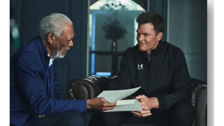 Morgan Freeman, presto a leer la carta de Tom Brady.
