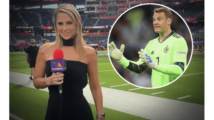 Manuel Neuer, experiencia olvidable para Inés Sainz
