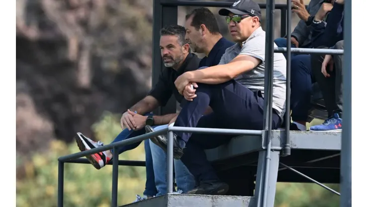 Rafael Puente vio el partido de la Sub 14
