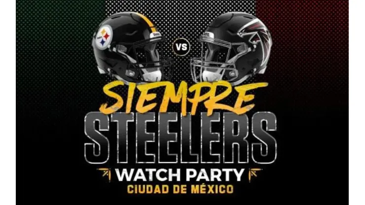 La Watch Party de los Steelers contra los Falcons.
