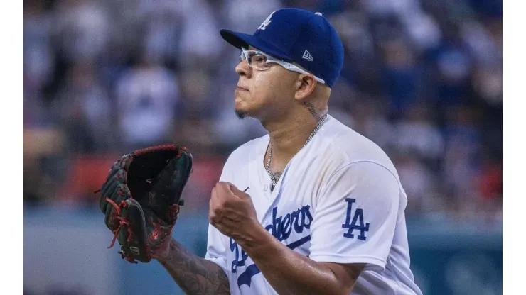 Julio Urías en la temporada 2022 de las Grandes Ligas.
