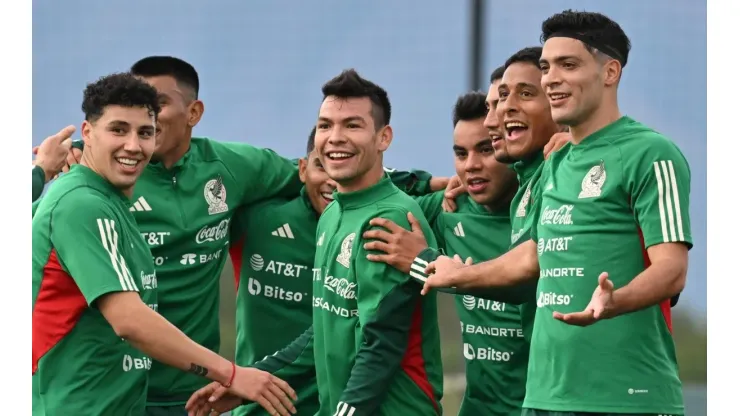 Último entrenamiento de México en Girona.
