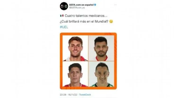 Publicación de UEFA | Twitter