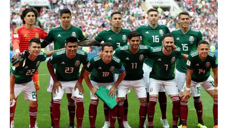 México en la presentación del Mundial de Rusia 2018.
