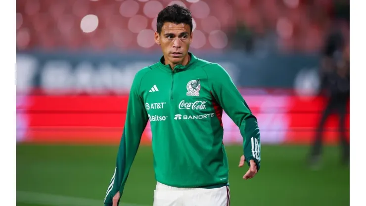 Héctor Moreno en la preparación rumbo a Qatar 2022.
