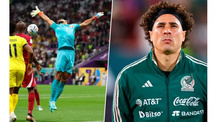 Los memes compararon al portero de Qatar con Ochoa
