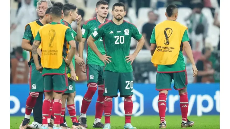 La selección mexicana el día de la eliminación en Qatar 2022.
