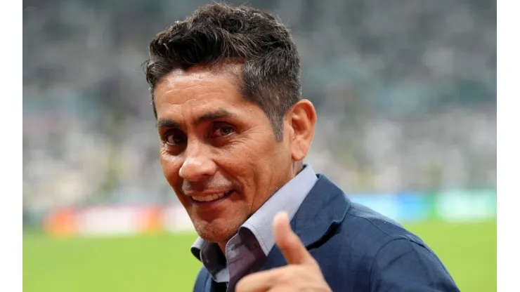 Jorge Campos en la Copa del Mundo Qatar 2022.
