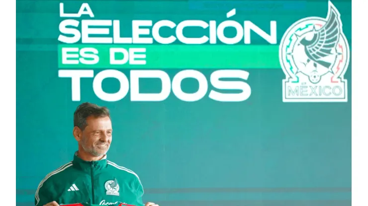 Diego Cocca en su presentación como director técnico de selección mexicana.
