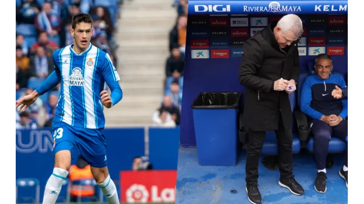 César Montes y Javier Aguirre se enfrentaron en el futbol español.
