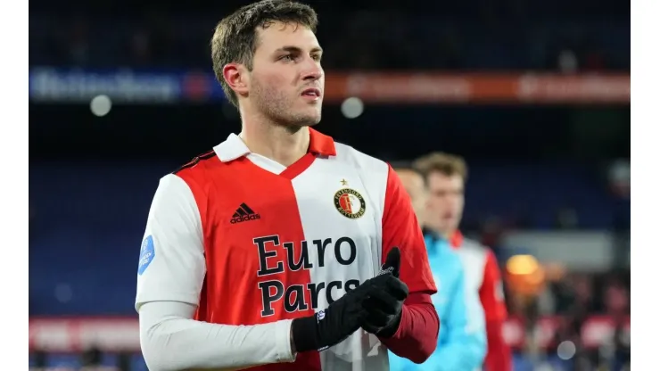 Eredivisie: Feyenoord v FC Groningen Rotterdam - Santiago Gimenez of Feyenoord during the match between Feyenoord v FC G
