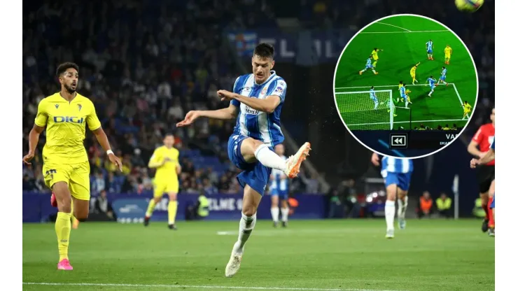 RCD Espanyol v Cadiz CF - LaLiga Santander Cesar Montes during the match between RCD Espanyol and Cadiz CF, correspondin
