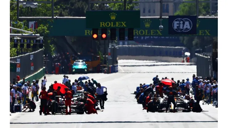 Parrilla de salida para el GP de Azerbaiyán 2023 en la carrera del domingo por la F1