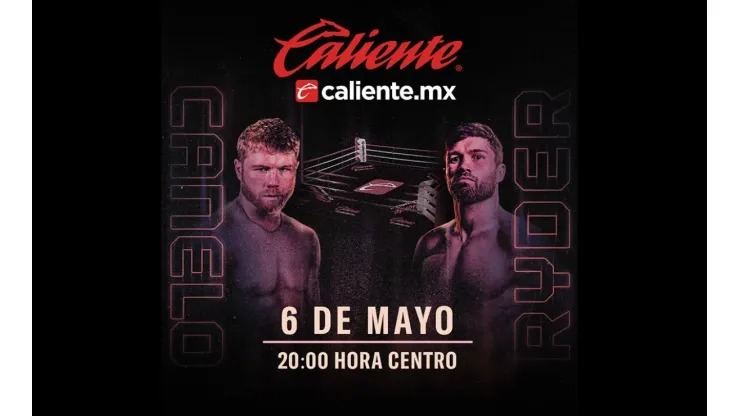 Canelo vs Ryder y los mejores momios.
