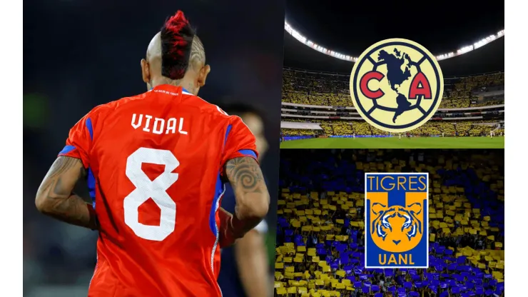 ¿Arturo Vidal cambia América por Tigres UANL?
