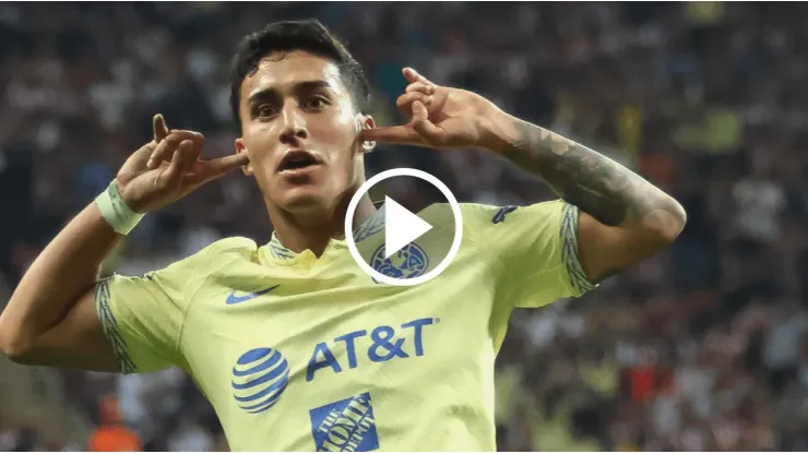 Alex Zendejas, el "héroe" de América ante Chivas.
