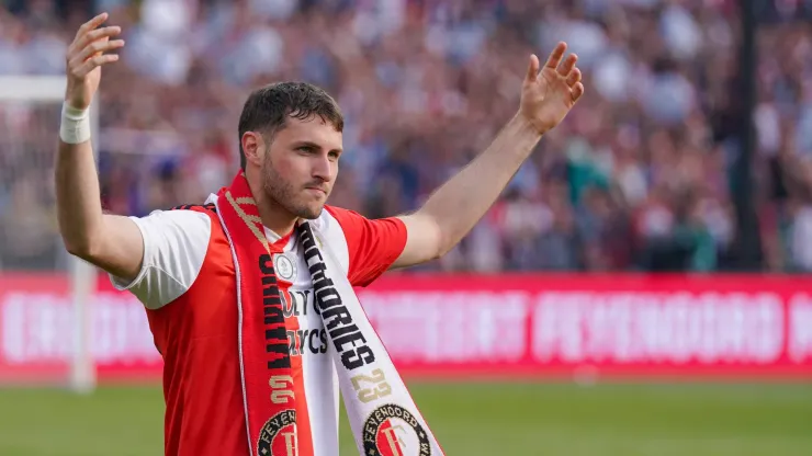 Santiago Giménez, campeón de la Eredivisie con el Feyenoord
