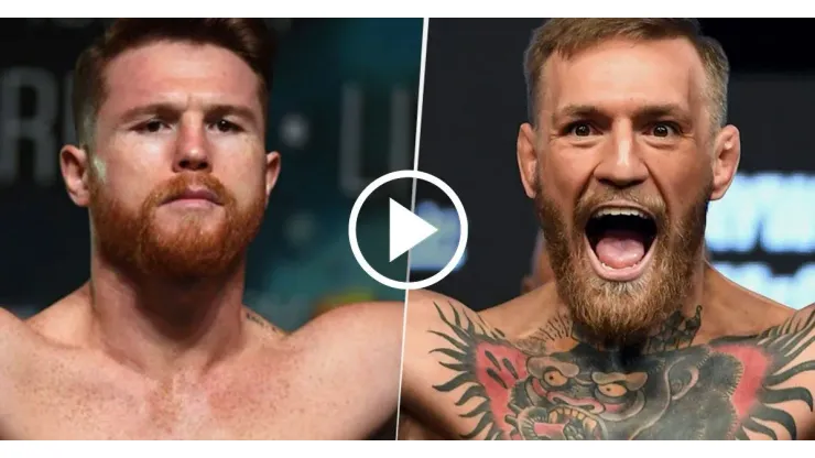 McGregor se burla de Canelo Álvarez.
