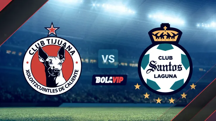 Xolos de Tijuana vs. Santos Laguna por un amistoso.
