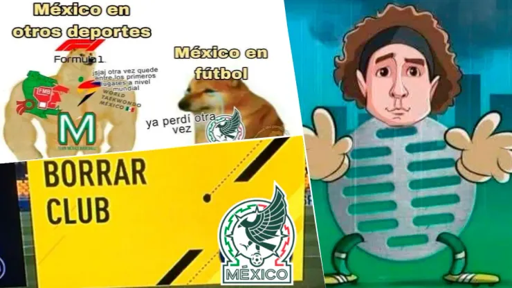 Los memes de México vs. Estados Unidos
