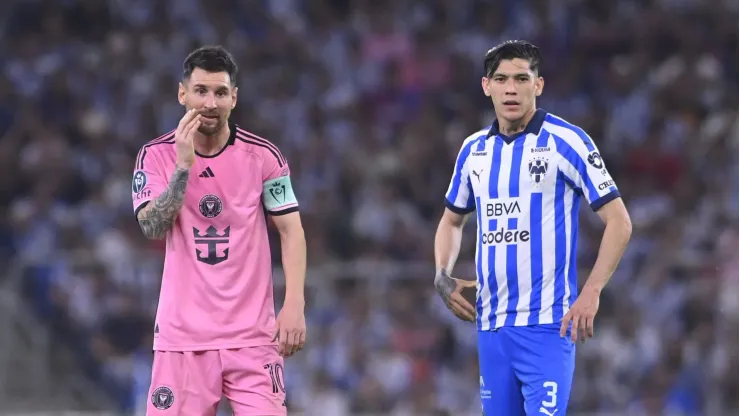 Lionel Messi se cruzó con Gerardo Arteaga y calentó el Rayados vs. Inter Miami
