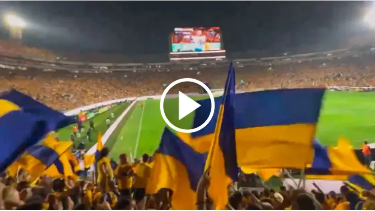 La reacción de la afición de Tigres al gol de Sergio Canales
