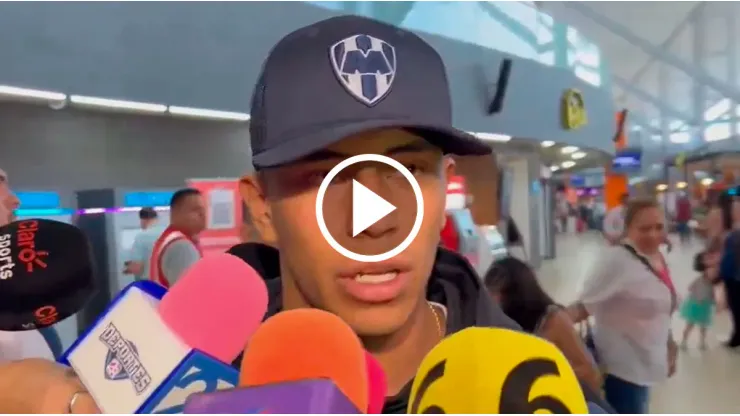Johan Rojas habló por primera vez como futbolista de Rayados
