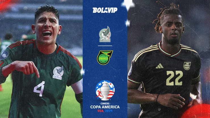 México y Jamaica se enfrentan por la Jornada 1 del Grupo B.
