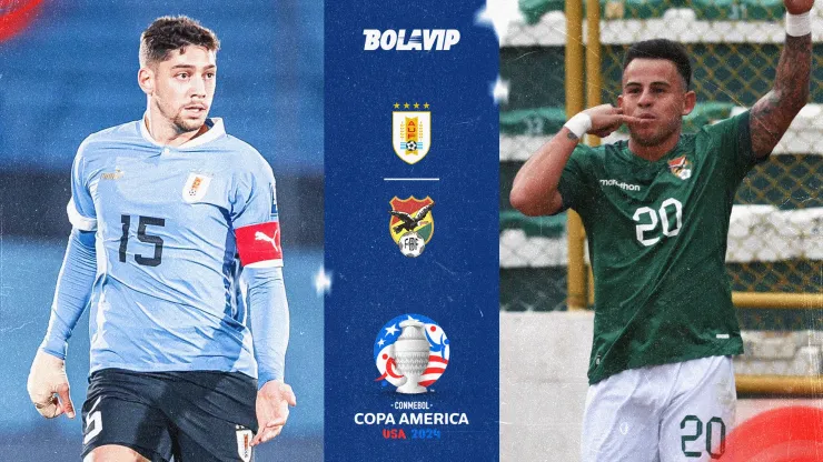 Uruguay y Bolivia se enfrentan por la Jornada 2 del Grupo C.
