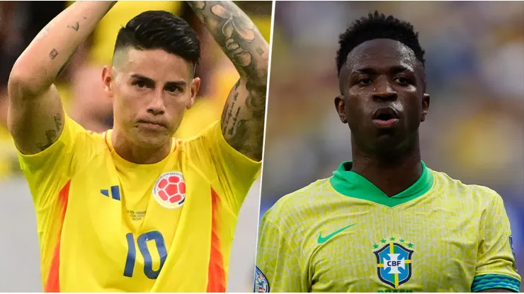 Colombia y Brasil se enfrentan por la Copa América.
