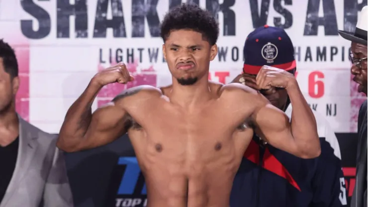 Shakur Stevenson solo quiere exponer su título de los ligeros ante Gervonta Davis.
