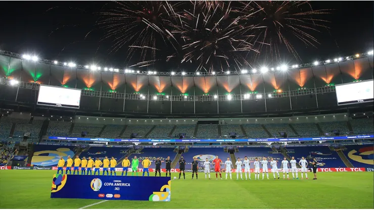 La última final de Copa América, entre Brasil y Argentina.
