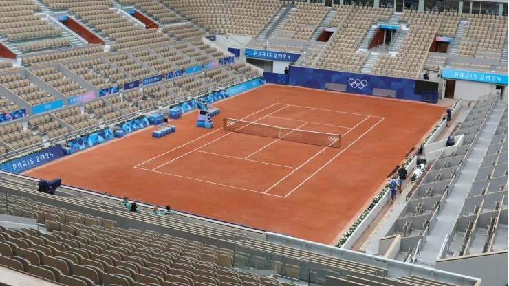 El tenis en París 2024 se jugará en las canchas de Roland Garros
