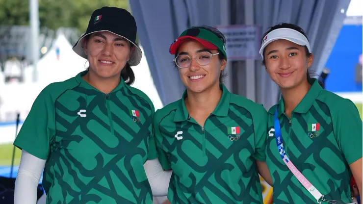 El equipo femenil de México en tiro con arco
