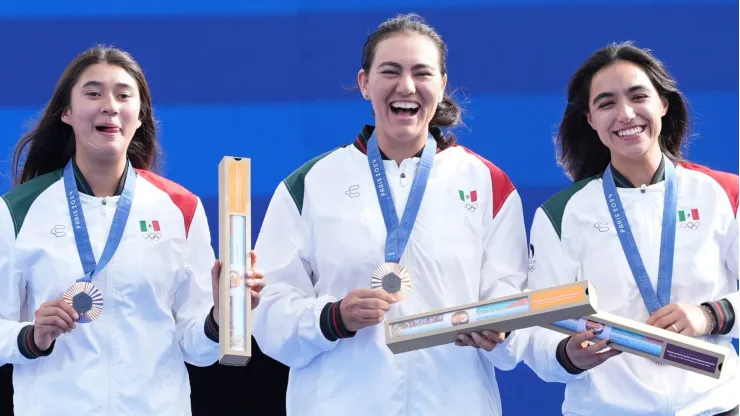 México ganó su primera medalla con el equipo femenil de tiro con arco
