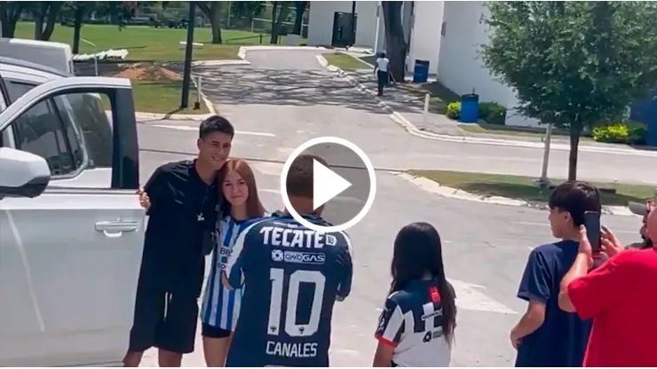 Gran gesto de Maxi Meza con los fanáticos albiazules.
