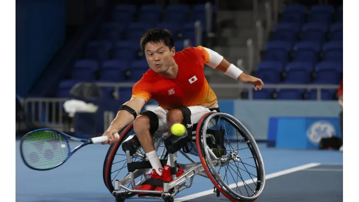 El tenis sobre silla de ruedas es uno de los deportes de los Juegos Paralímpicos.
