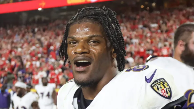 La decepción de Lamar Jackson por la derrota ante los Chiefs
