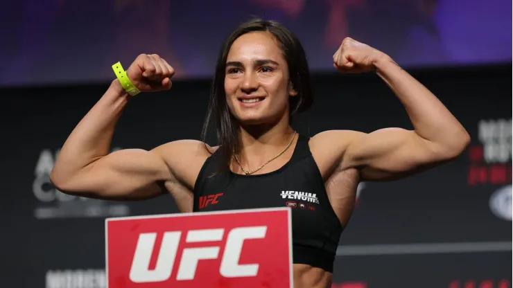 Yazmin Jauregui se muestra disfrutando de su gran presente dentro de la UFC.
