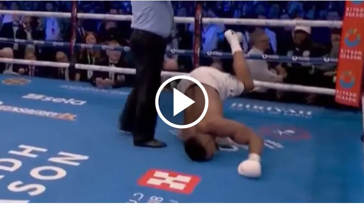 Anthony Joshua sufrió un terrible KO por parte de Daniel Dubois en Wembley.
