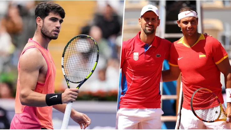 Carlos Alcaraz, Novak Djokovic y Rafael Nadal estarán juntos en un solo torneo.
