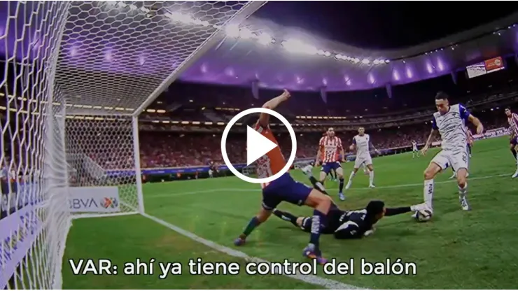 Así fue el protocolo VAR del gol anulado a Lucas Ocampos
