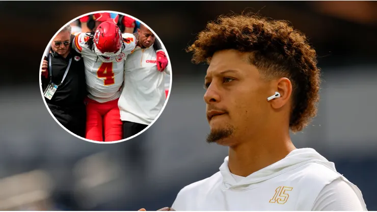 Patrick Mahomes lesionó a Rashee Rice
