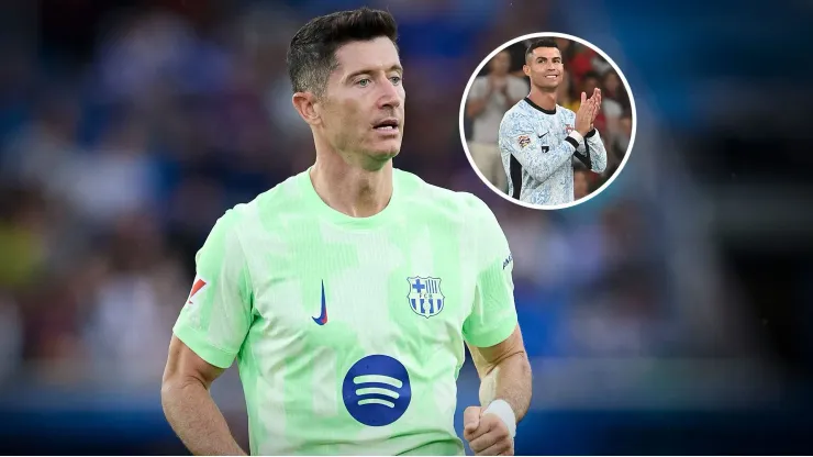 Robert Lewandowski y Cristiano Ronaldo se enfrentan este sábado
