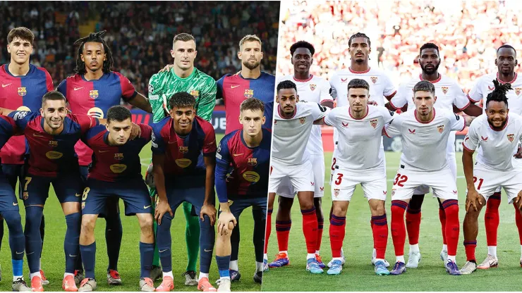 Barcelona y Sevilla se enfrentan por LaLiga
