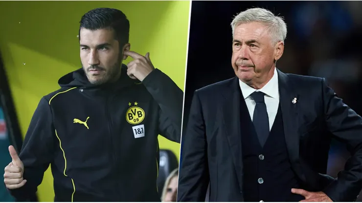 Nuri Sahin y una jugada contra Carlo Ancelotti.
